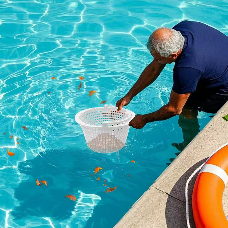 Panier d'écumoire de piscine de 16cm