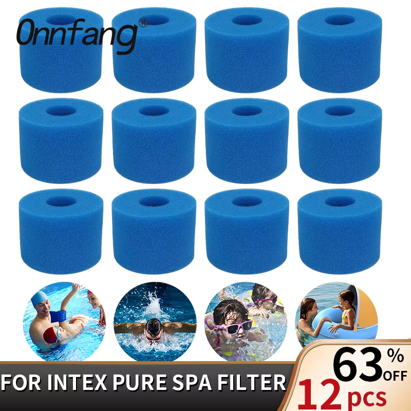 Intex-Filtre de piscine en mousse lavable et réutilisable