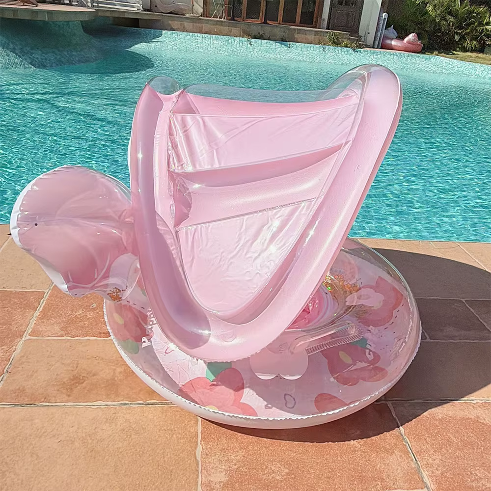 1 pièce Bouée de natation gonflable avec pare-soleil