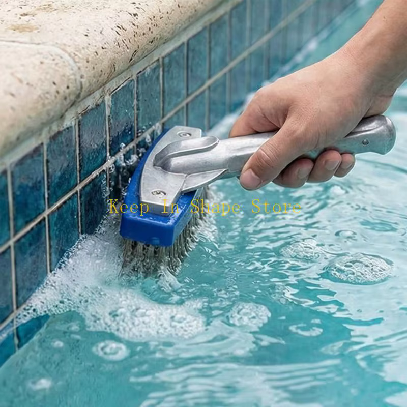 U1JC – brosse compacte d'entretien piscine en acier inoxydable