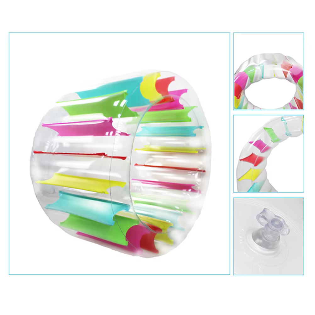 Roue aquatique gonflable pour piscine, rouleau aquatique type hamster