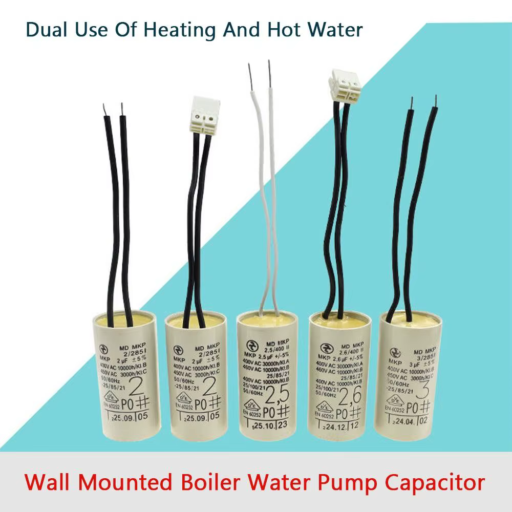 Condensateur de pompe à eau pour chaudière 2uF 2.5uF 2.6uF 3uF