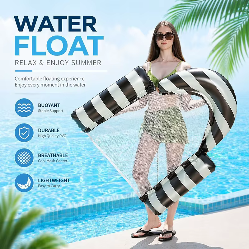 Matelas de piscine gonflable pour adulte