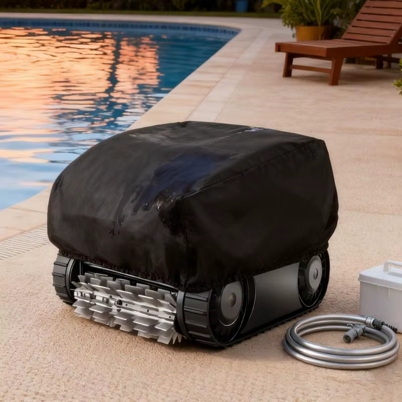 Couverture d'entretien piscine robuste