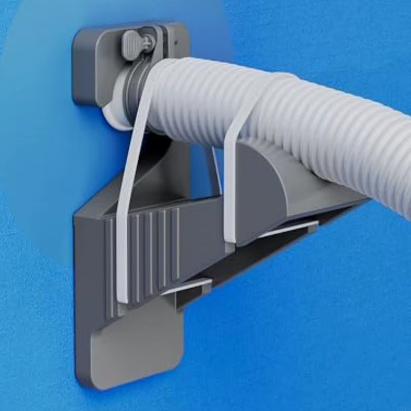 Support tuyau piscine en plastique