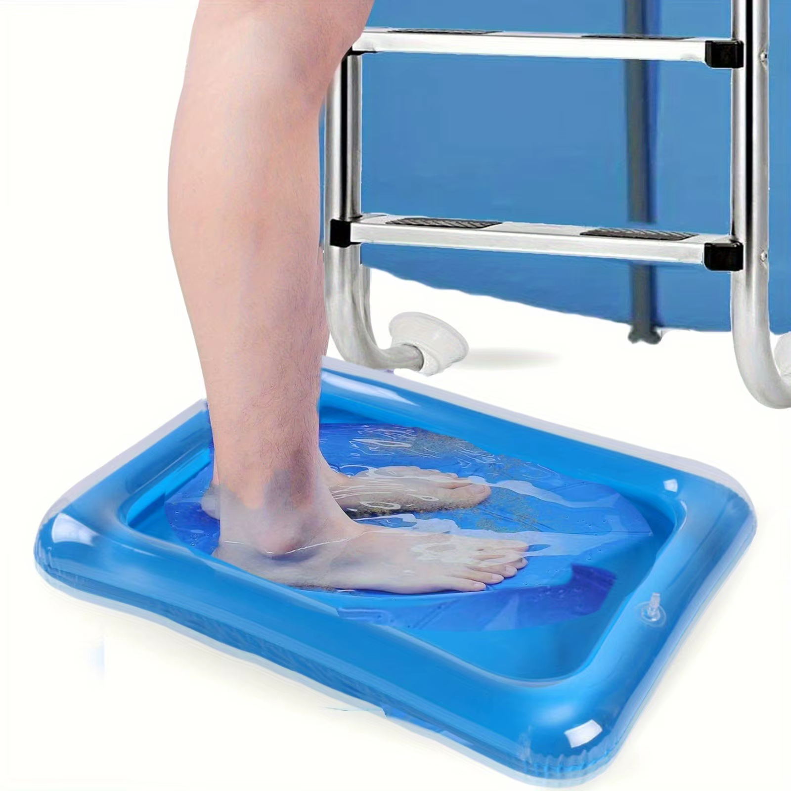 1 pièce Bassin de nettoyage de piscine portable et pliable
