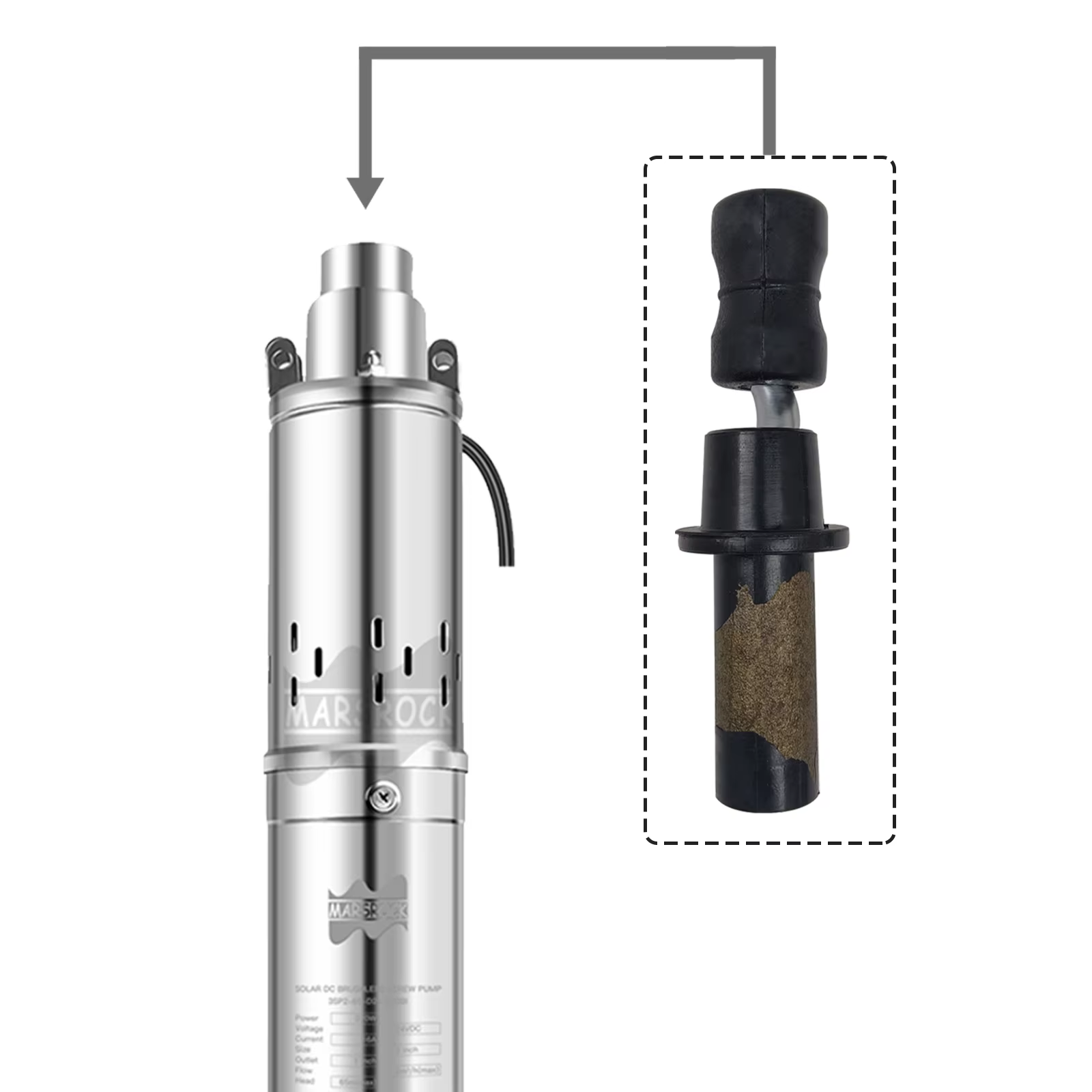 Tiges de vis de précision pour composants internes de pompes : Pièces de rechange durables et de remplacement direct pour des performances améliorées.