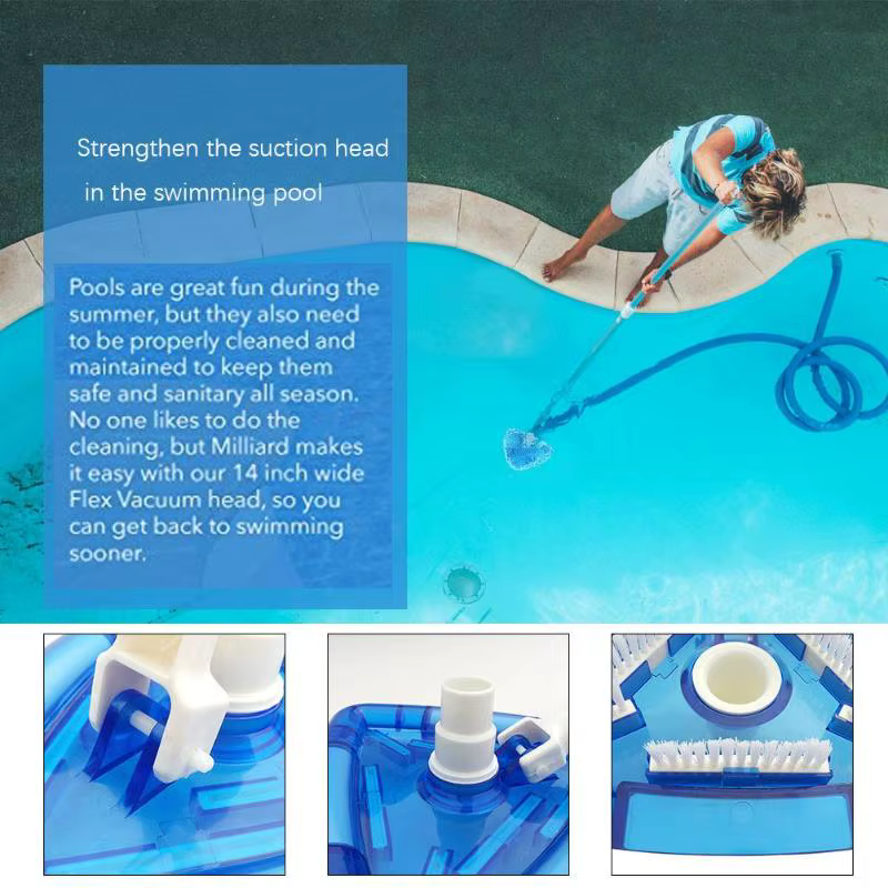 Aspirateur de piscine triangulaire robuste