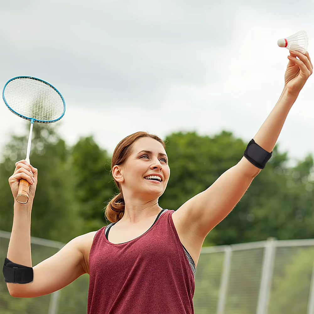 Attelles de coude de Tennis pour tendinite, sangles d'avant-bras et coussinet de Compression, enveloppes de soulagement de la bande de soutien du coude, 1 pièces