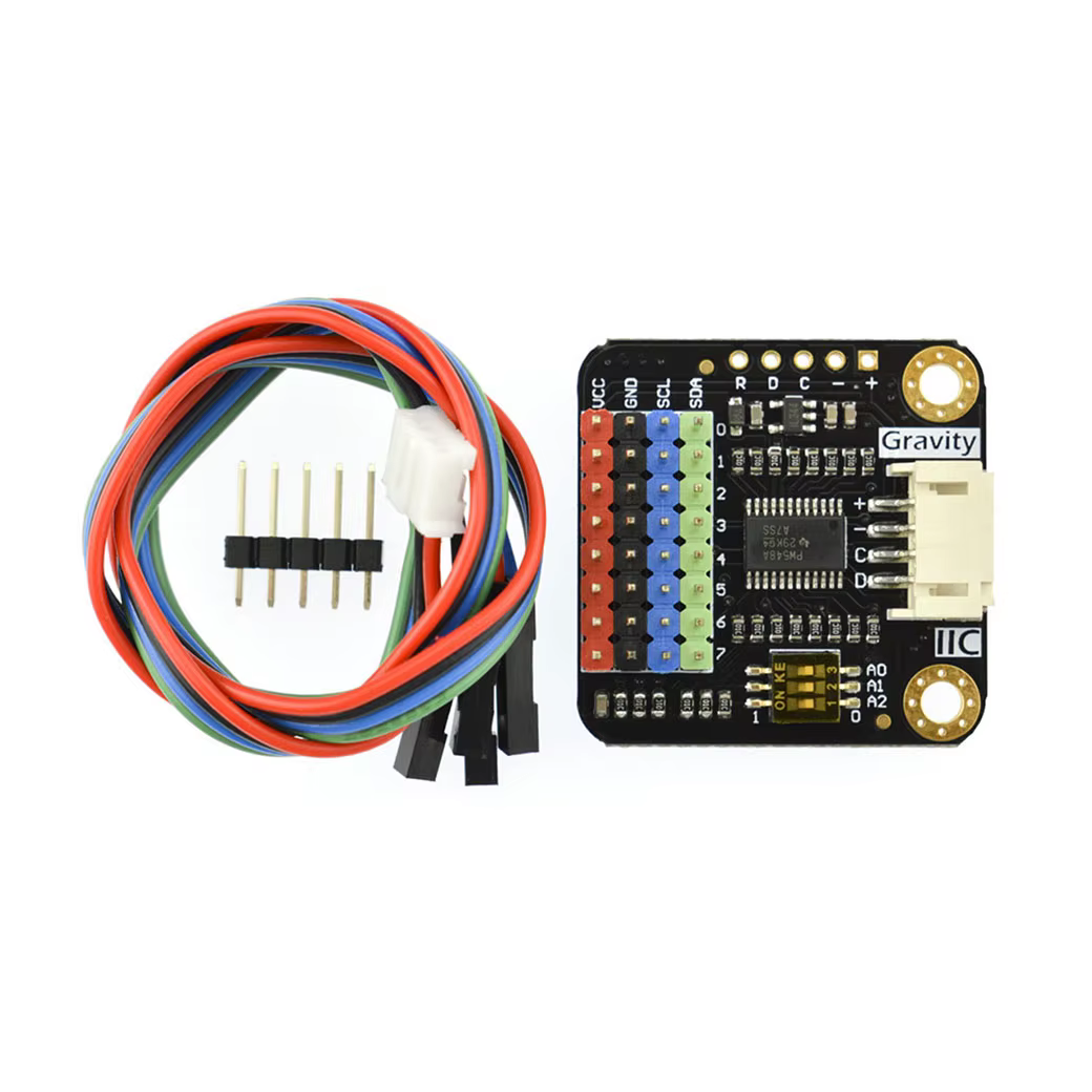 Multiplexeur numérique DFRobot Gravity 1 à 8 IIC I2C prenant en charge la communication sans conflit de 8 appareils pour Arduino Raspberry Pi