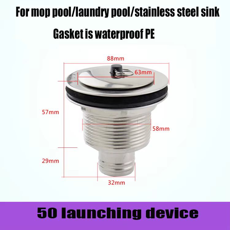 Vadrouille de piscine en acier inoxydable