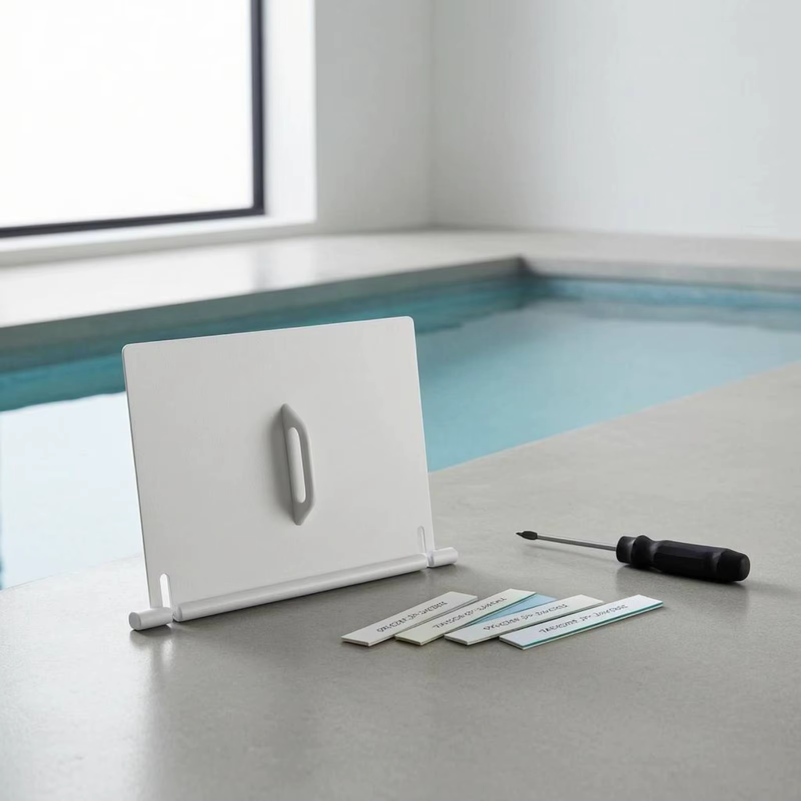 Lame de skimmer de piscine rectangulaire plate de remplacement