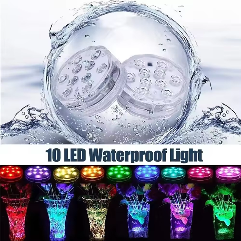 Lampe LED RGB 10 LED pour piscine