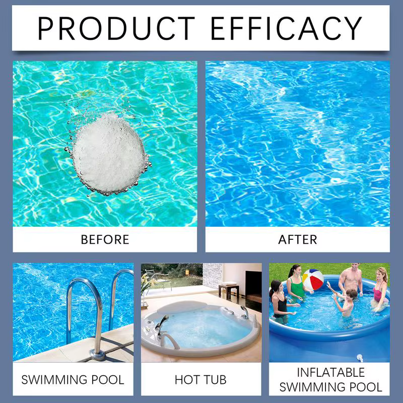 Comprimés de piscine effervescents