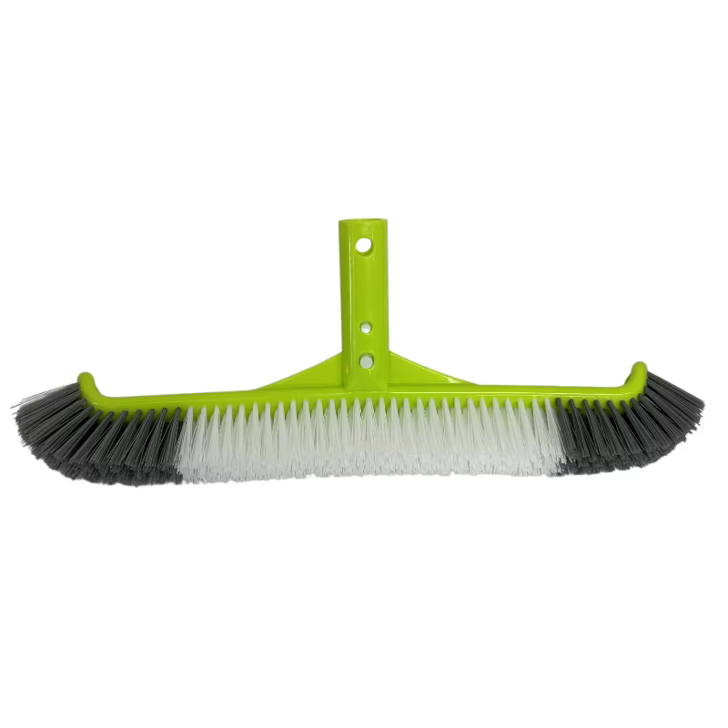 Tête de brosse de piscine à bord incurvé de 17