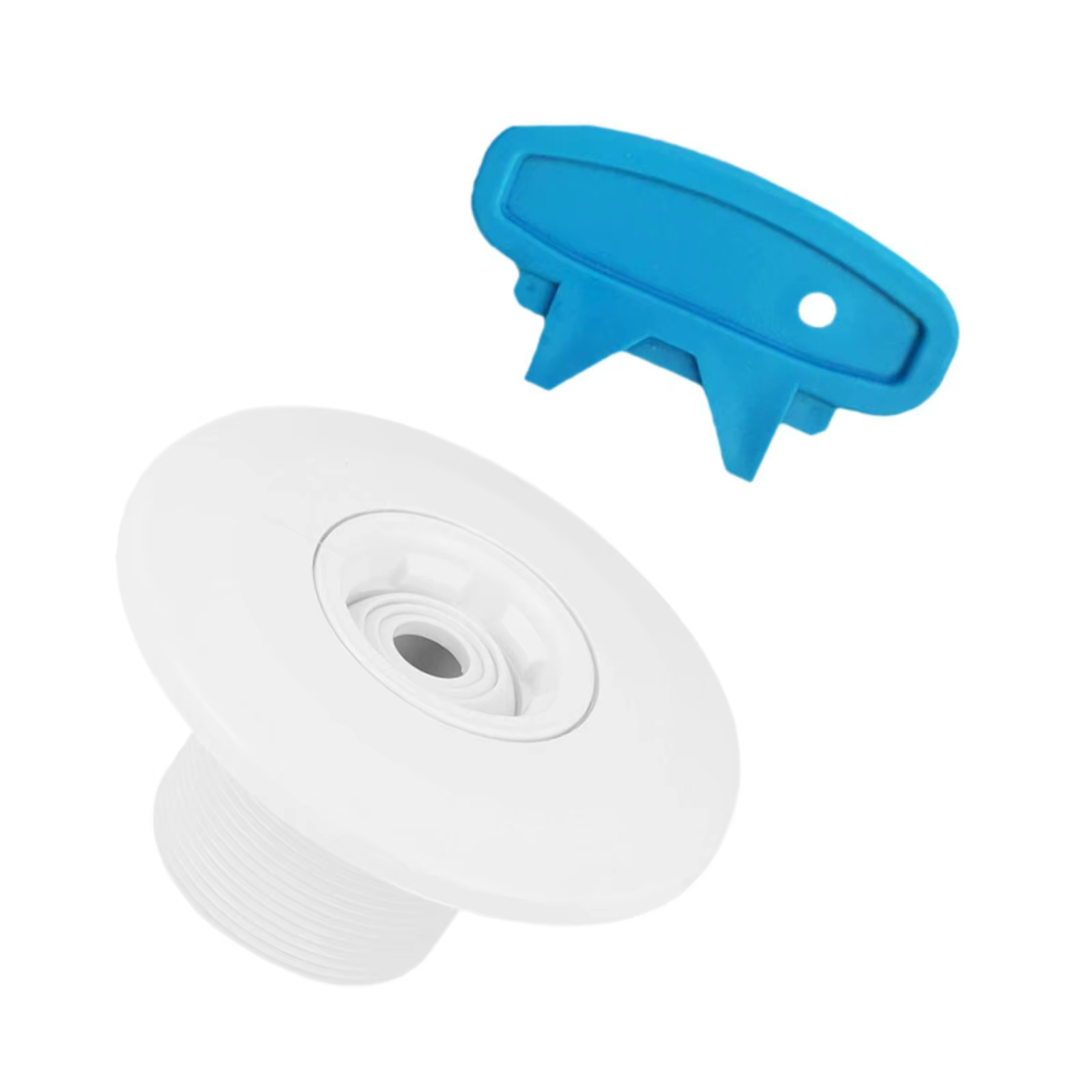 Buse de jet de piscine 2-en-1 rotative en PP