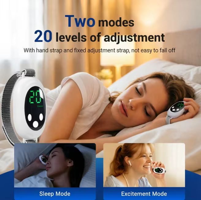 Appareil intelligent de relaxation du sommeil à intensité réglable en deux modes pour soulager l'anxiété, réguler les fonctions neurologiques et améliorer l'insomnie
