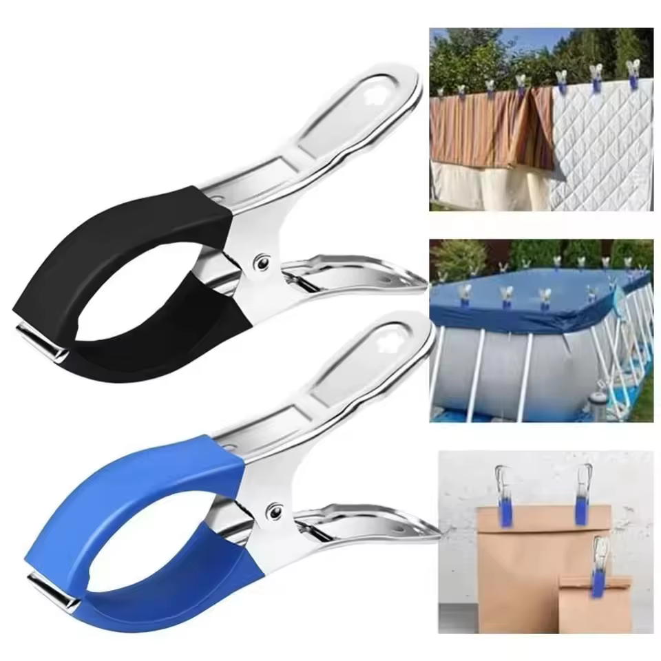 Clips durables pour couverture de piscine en acier inoxydable