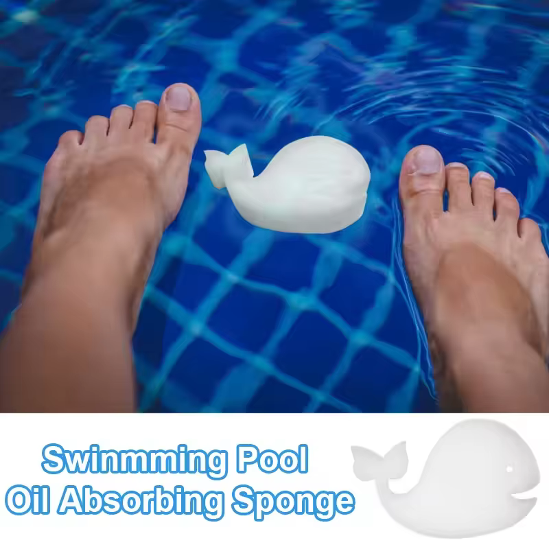 6-50 pièces Éponge absorbante de graisse en forme de pieuvre pour piscine