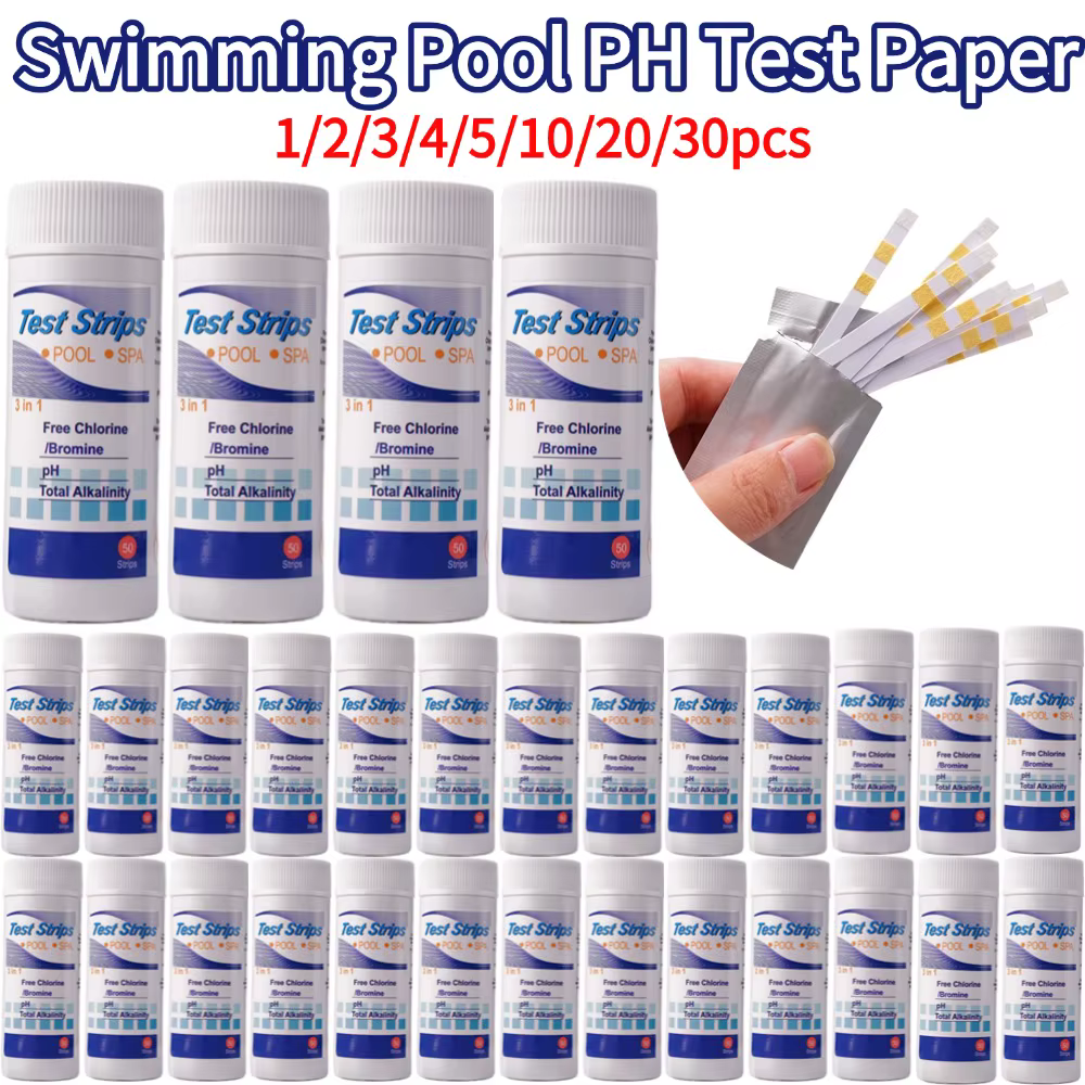 Papier de Test de PH pour piscine 3 en 1
