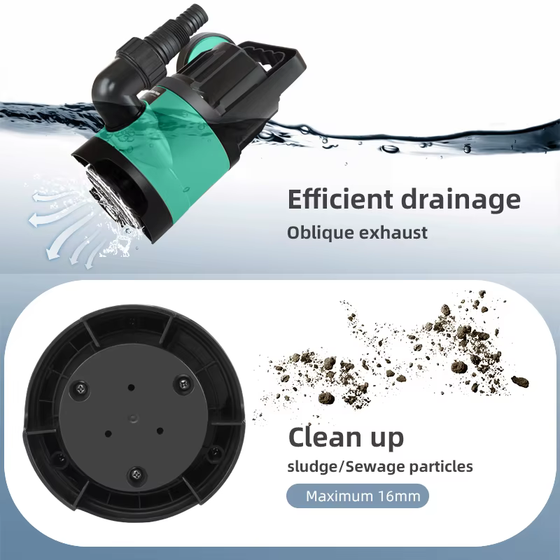 Pompe à eau Submersible 400W 7500L/H utilitaire thermoplastique électrique Portable transfert piscine étang vidange