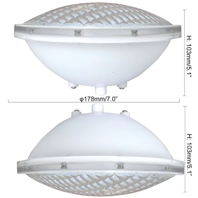 Lampe LED submersible PAR56 pour piscine extérieure