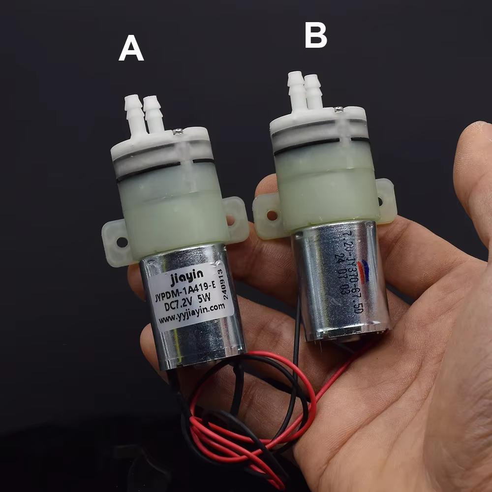 DC 6V 7.2V 7.4V 5W Micro 370 moteur pompe à eau Mini auto-amorçante aspiration