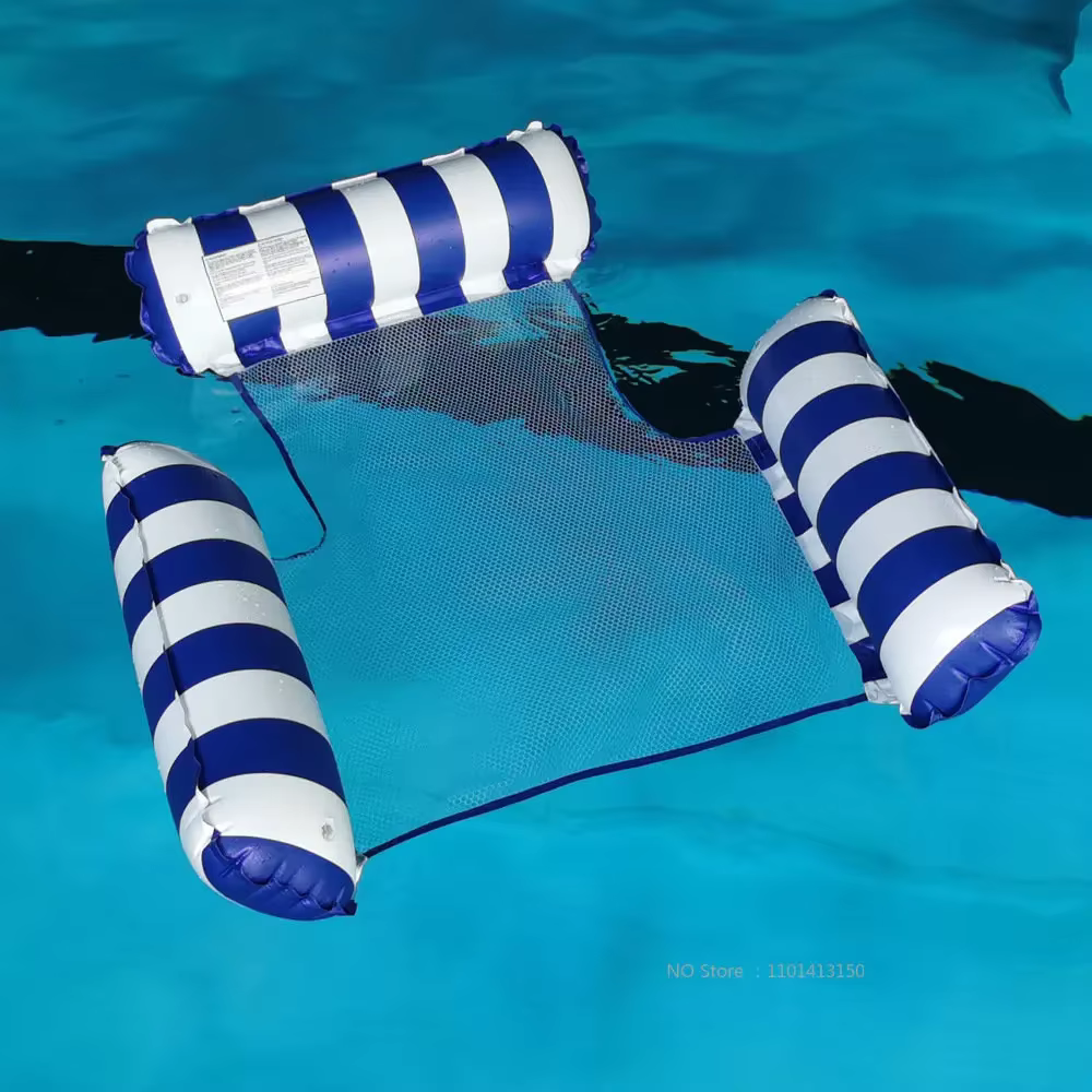 Hamac d'eau inclinable gonflable flottant