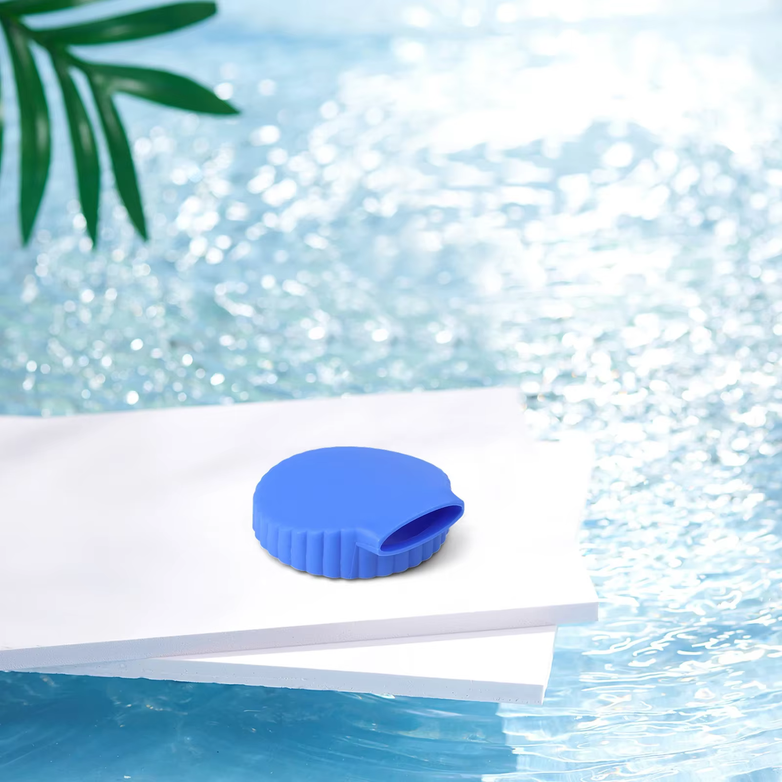 Buse d'entrée de piscine bleue et blanche pour l'entretien