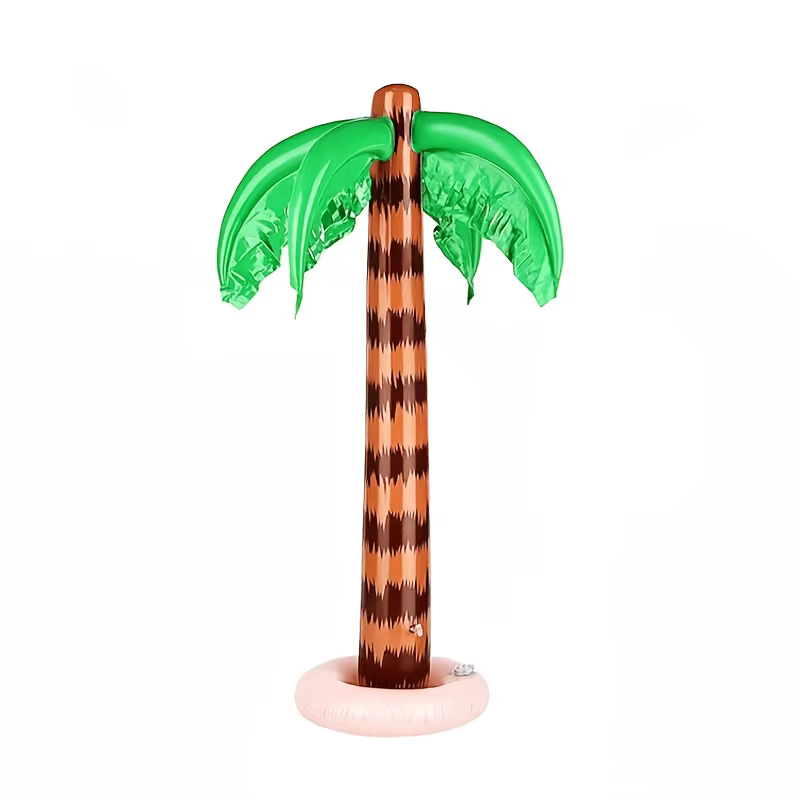 1 pièce Palmier gonflable de grande taille, décoration de fête pour plage et piscine, accessoire de palmier en ballon