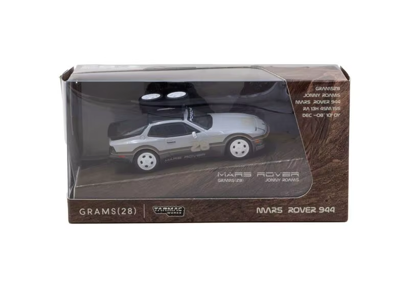 [Prévente] Tarmac Works 1:64 Mars Rover 944 Grams28 Mars Rover Modèle de voiture en métal moulé sous pression