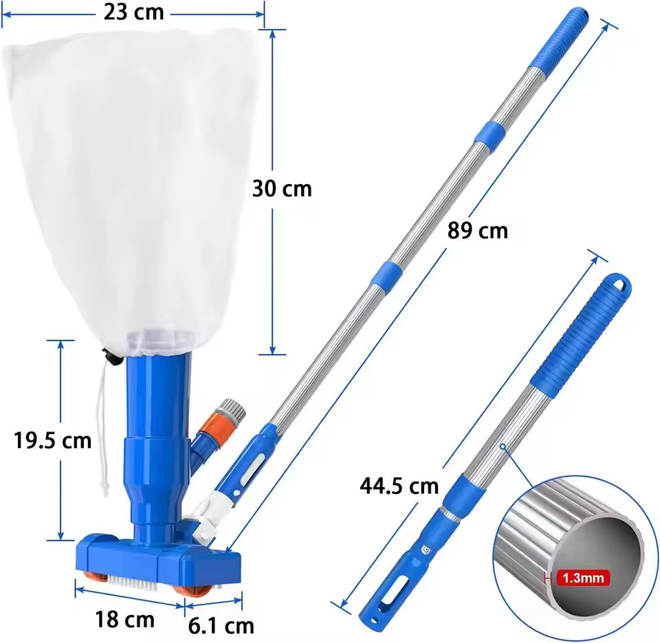 Nettoyeur sous-marin à Jet d'aspirateur de piscine Portable