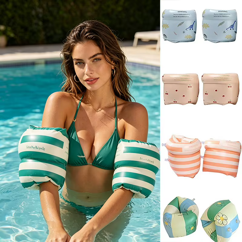 2 brassards de natation gonflables pour piscine