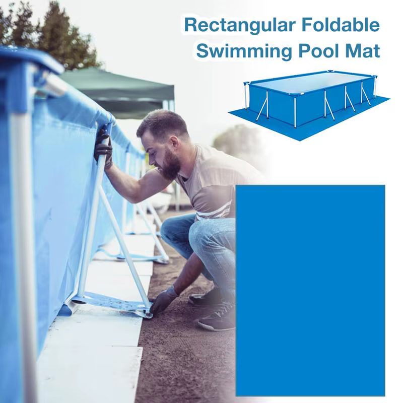 Couverture de tapis de sol de piscine multi-tailles