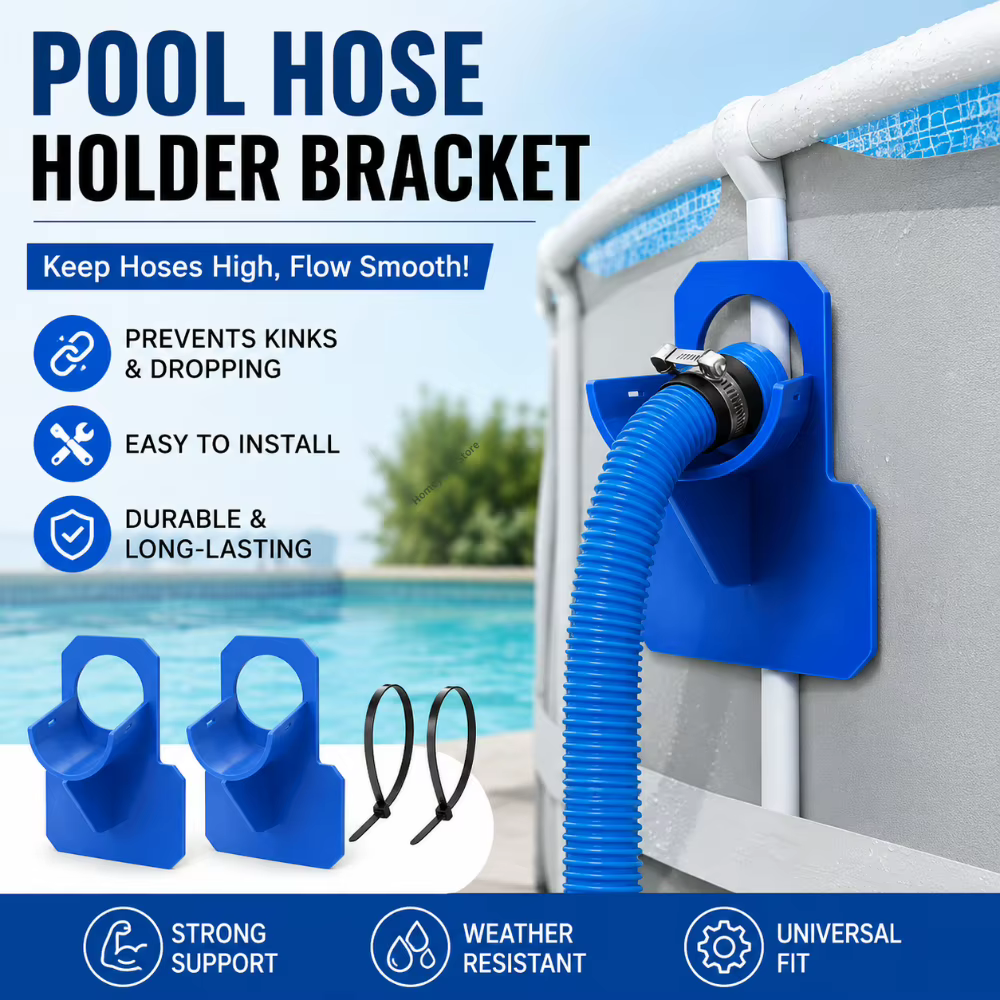 Support de tuyau de piscine hors sol à installation facile (1/3/5 pièces)