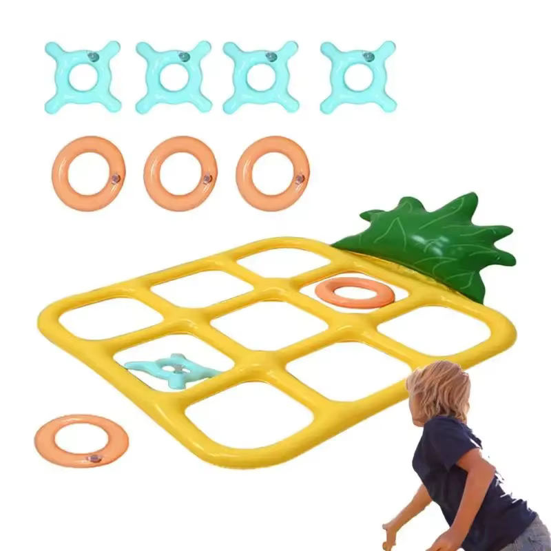 Jeu de lancer gonflable pour piscine