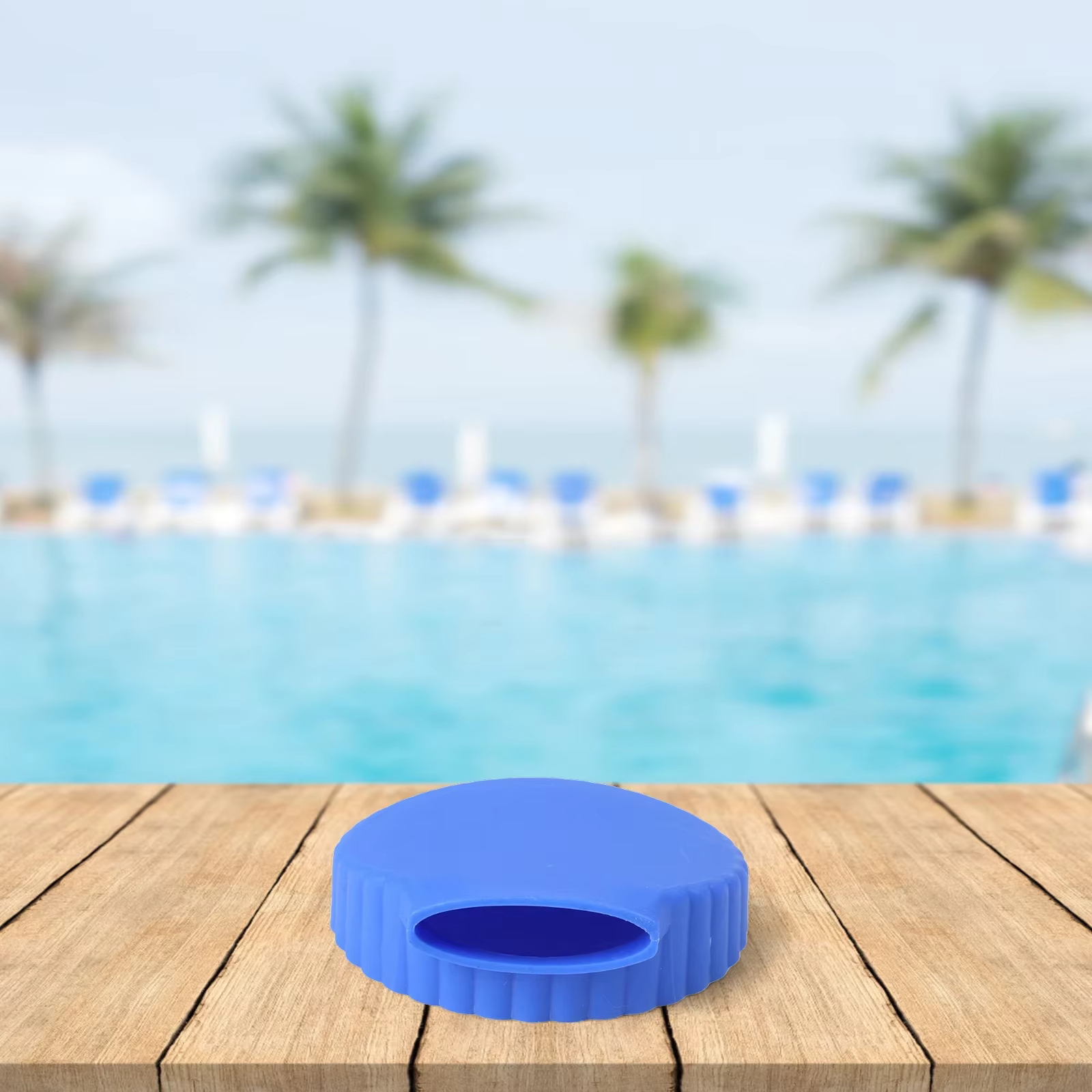 Buse d'entrée de piscine bleue et blanche pour l'entretien