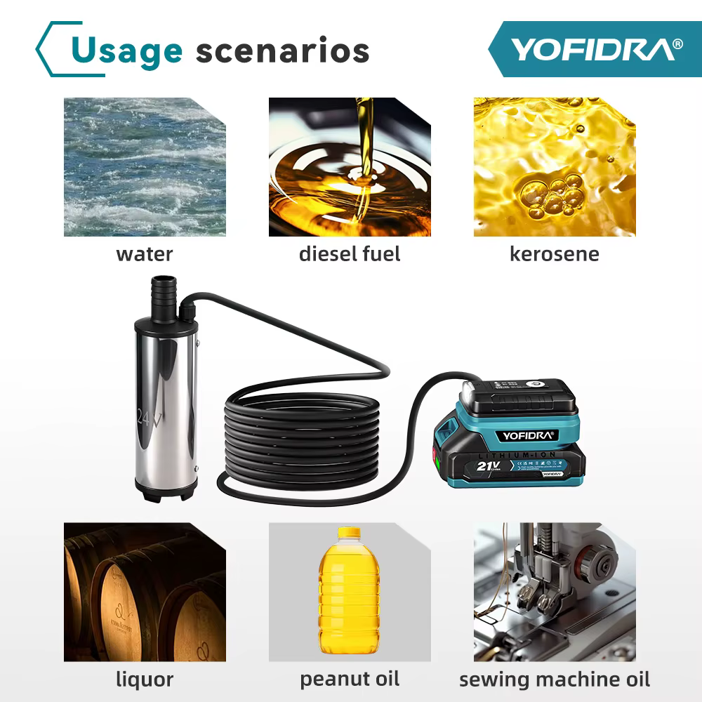 YOFIDRA 50-80L/min pompe à eau électrique 60W