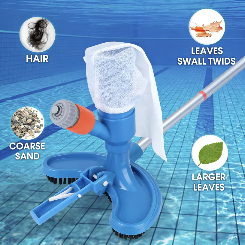 Aspirateur professionnel pour piscine avec brosse