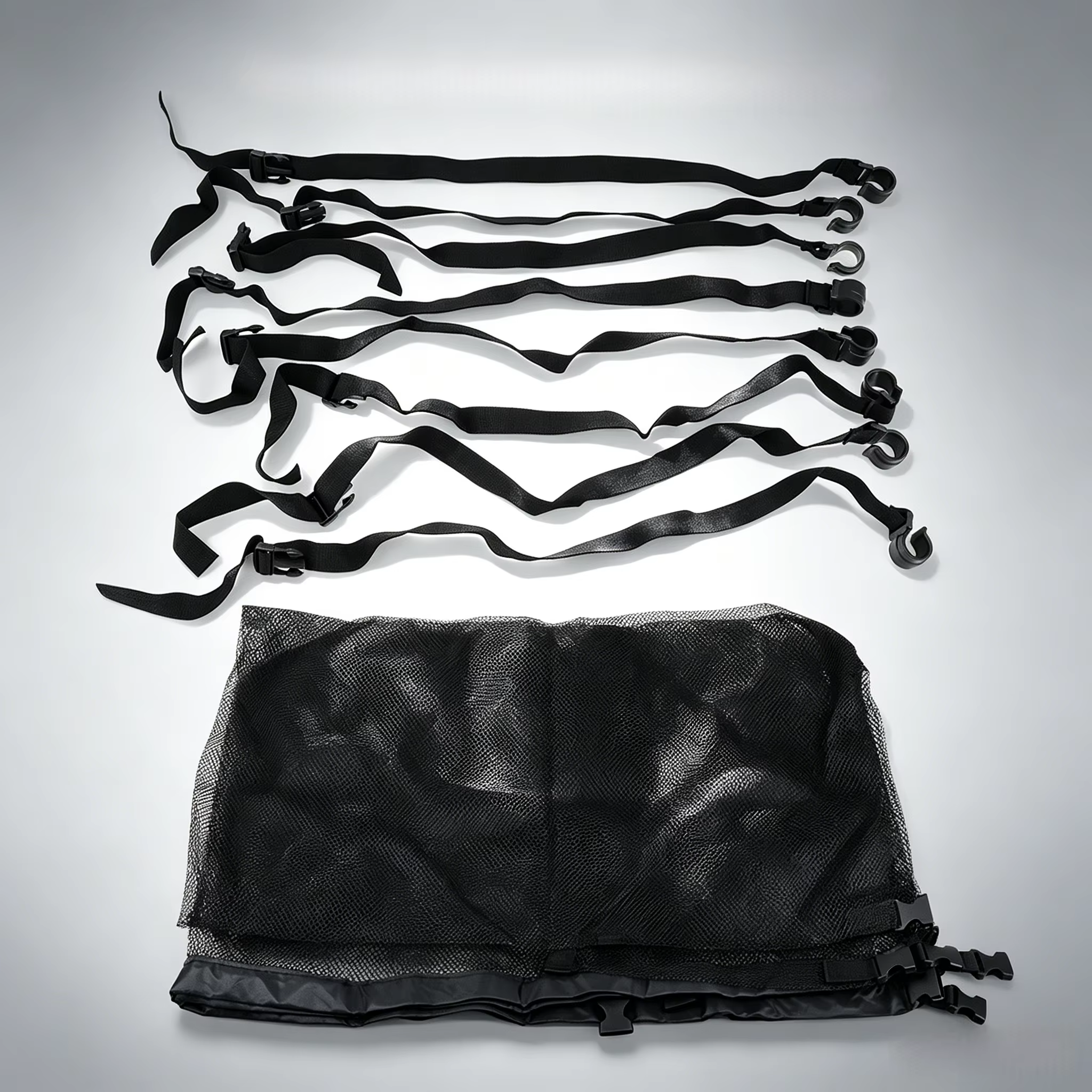 Sac de rangement en filet pour piscine extérieure