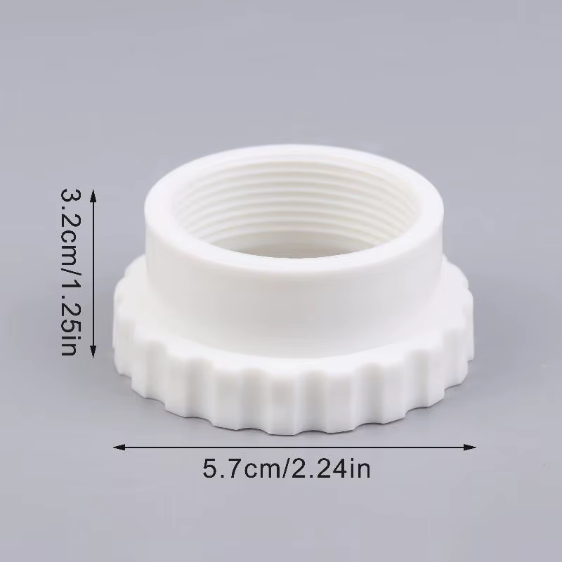 Adaptateur de tuyau en plastique pour fontaine d'eau de piscine hors sol
